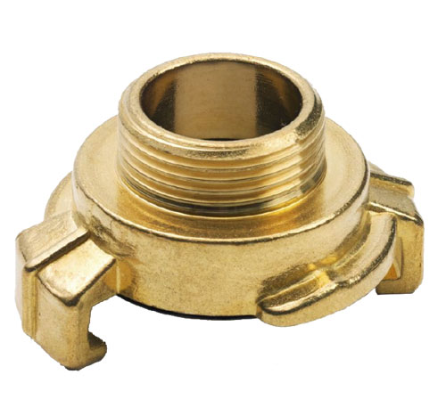 Geka DIN Express Male Thread Coupling - Brass